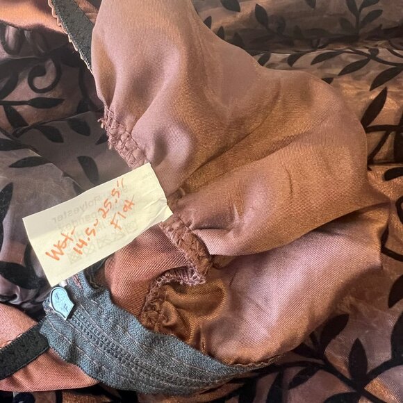 Pirate Steampunk Ruffle Skirt High-Low Victorian Women Brown Skirt Adult M/L - Picture 5 of 7